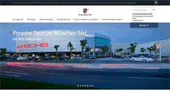 Desktop Screenshot of porsche-muenchen-sued.de